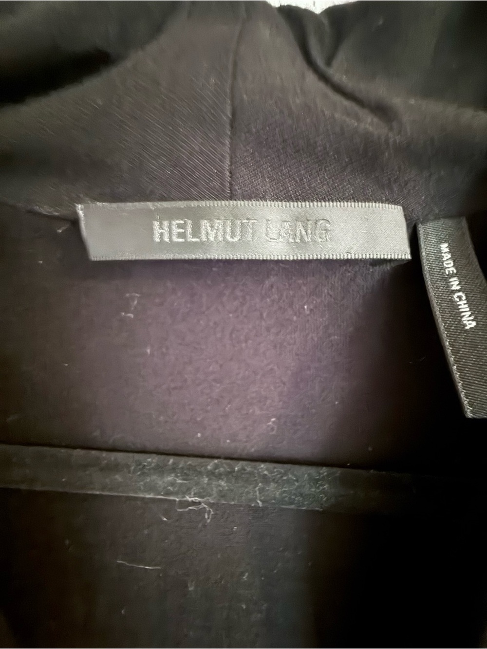 Helmut Lang Black Draped Wrap Tank - Picture 3 of 3